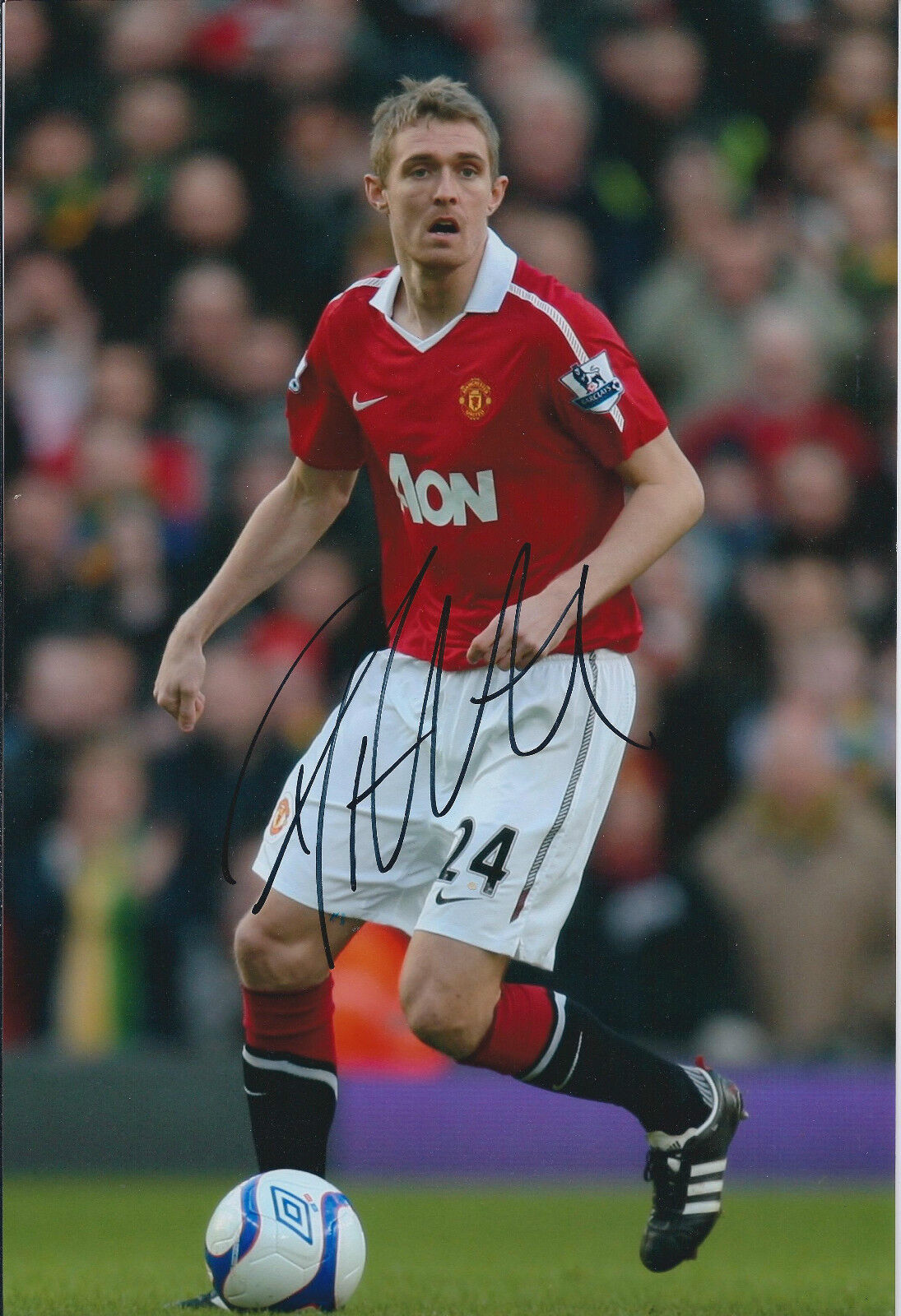 Darren FLETCHER Signed Autograph 12x8 Photo Poster painting AFTAL COA Manchester United