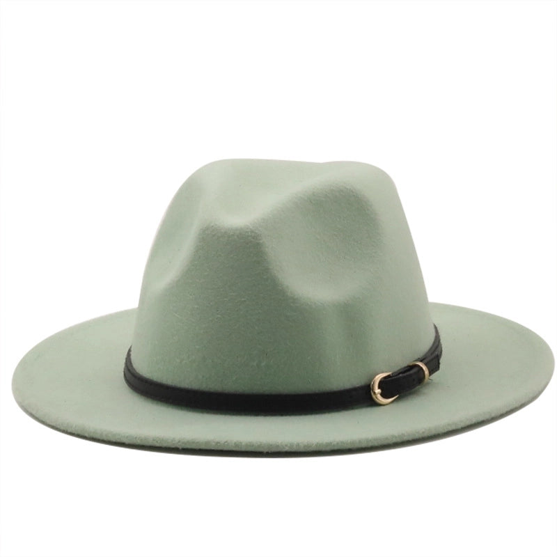 Hot-selling Wool Top Hat Foreign Card Its Red Hat Ethnic Style Jazz Hat Cashmere Felt Hat