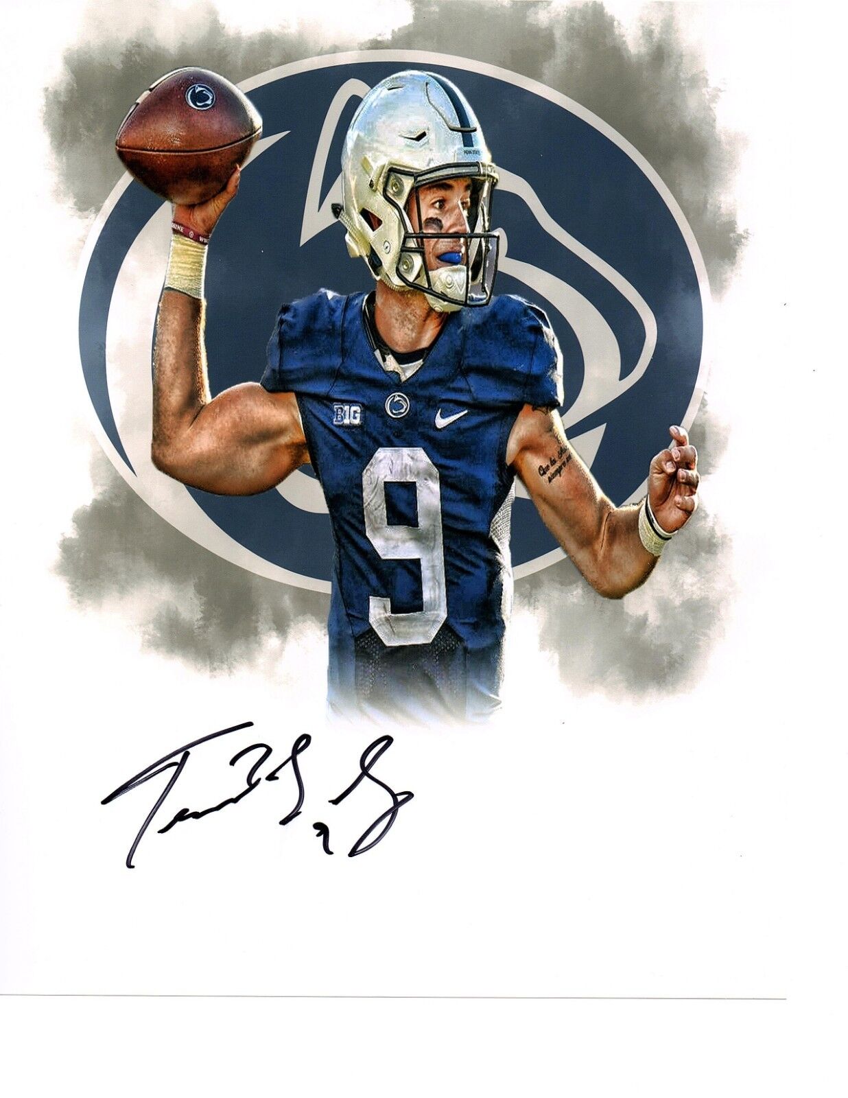 Trace McSorley Penn State Nittany Lions signed autographed 8x10 football Photo Poster painting a