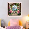 【Limited Stock Sale】Windows And Flowers-11CT Stamped Cross Stitch 50*50cm/19.69*19.69in