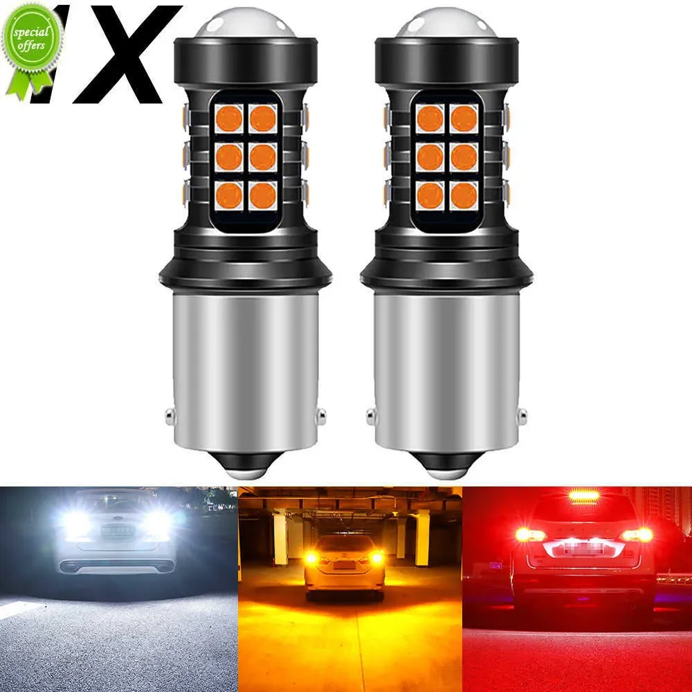 New 1pcs White S25 1156 P21W BA15S BAY15D BAU15S PY21W T20 LED 7440 7443 W21W 3157 P27/7W 1157 Led Bulbs for Turn Signal