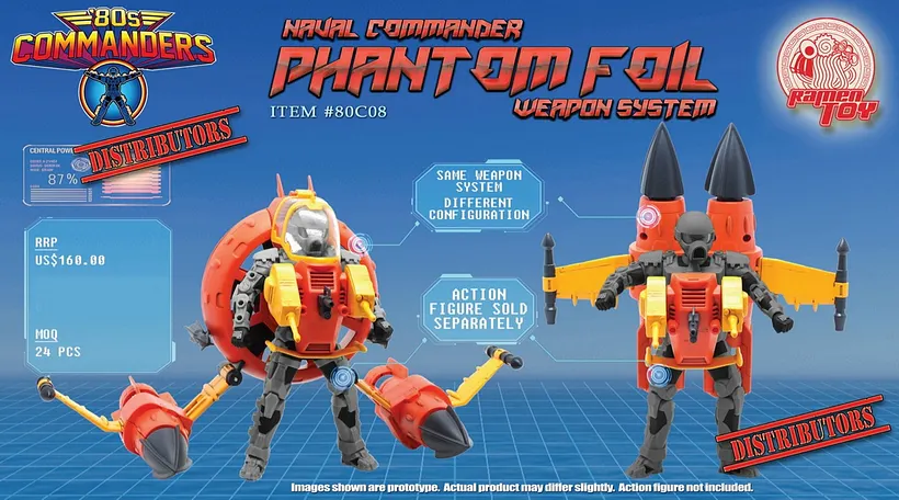PRE-ORDER Ramen Toy 80s Commanders（80C08）MASTER OF THE VERSE