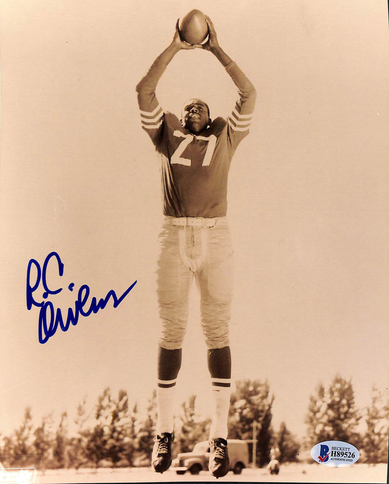 49ers R.C. Owens Authentic Signed 8x10 Photo Poster painting Autographed BAS