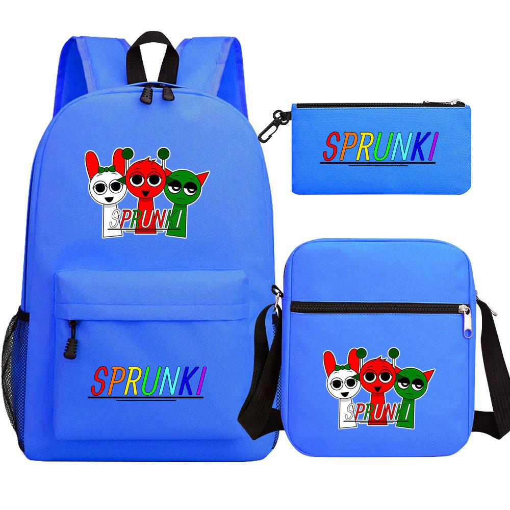 Mayoulove Sprunki Backpack Lightweight Waterproof Durable Design for School Adventures-Mayoulove