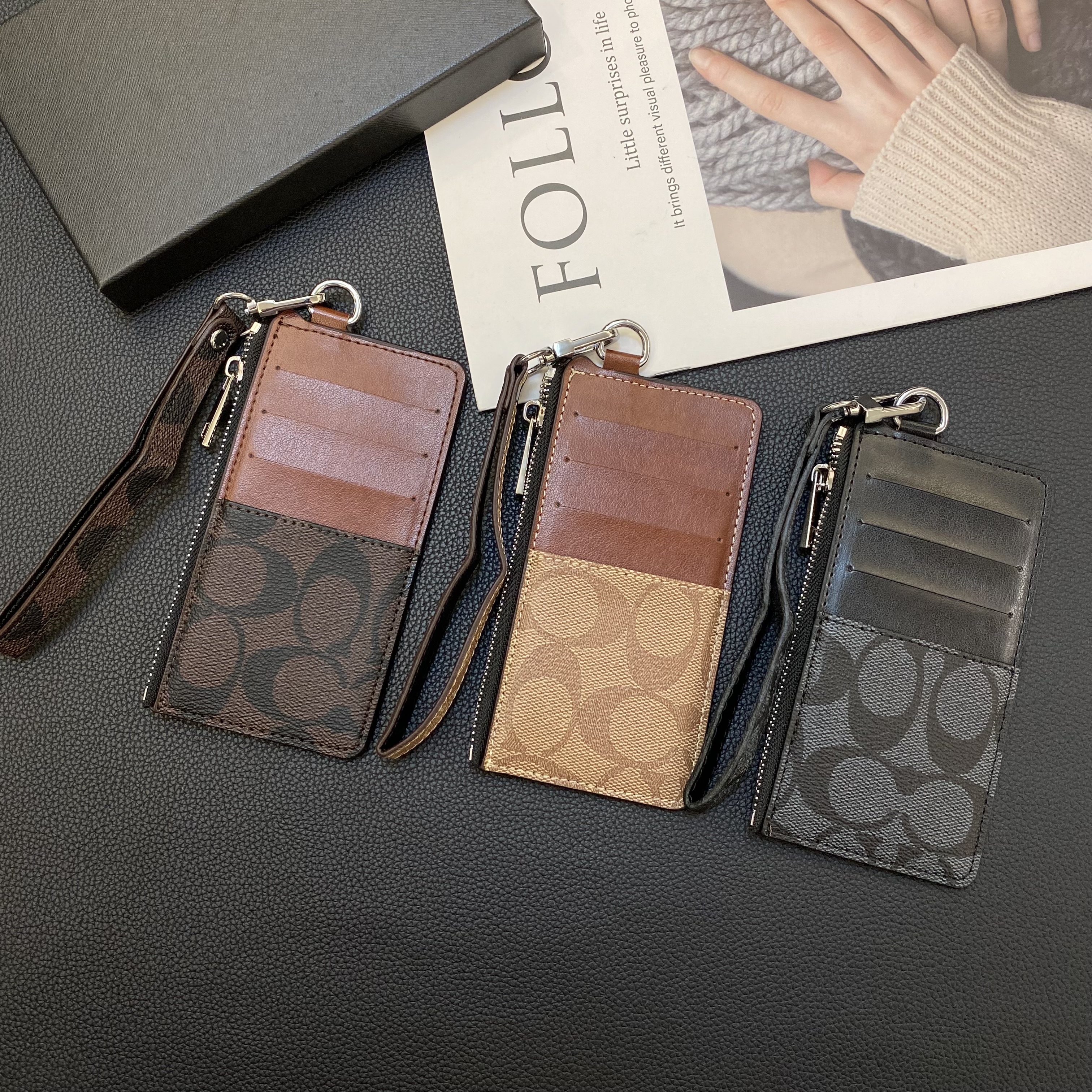 Luxury Leather Large Capacity Wallet Holder Credit Card Holder