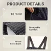 Cross-Back Waterproof Apron with Detachable Hand Towel