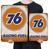 76 Racing Fuel - Vintage Metal Signs(12*16Inch) - Gas