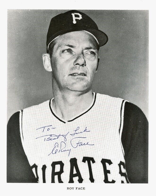 Pittsburgh Pirates ELROY FACE Signed Photo Poster painting