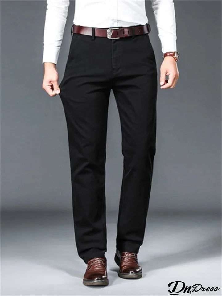 Men's Cozy Casual Business Long Pants