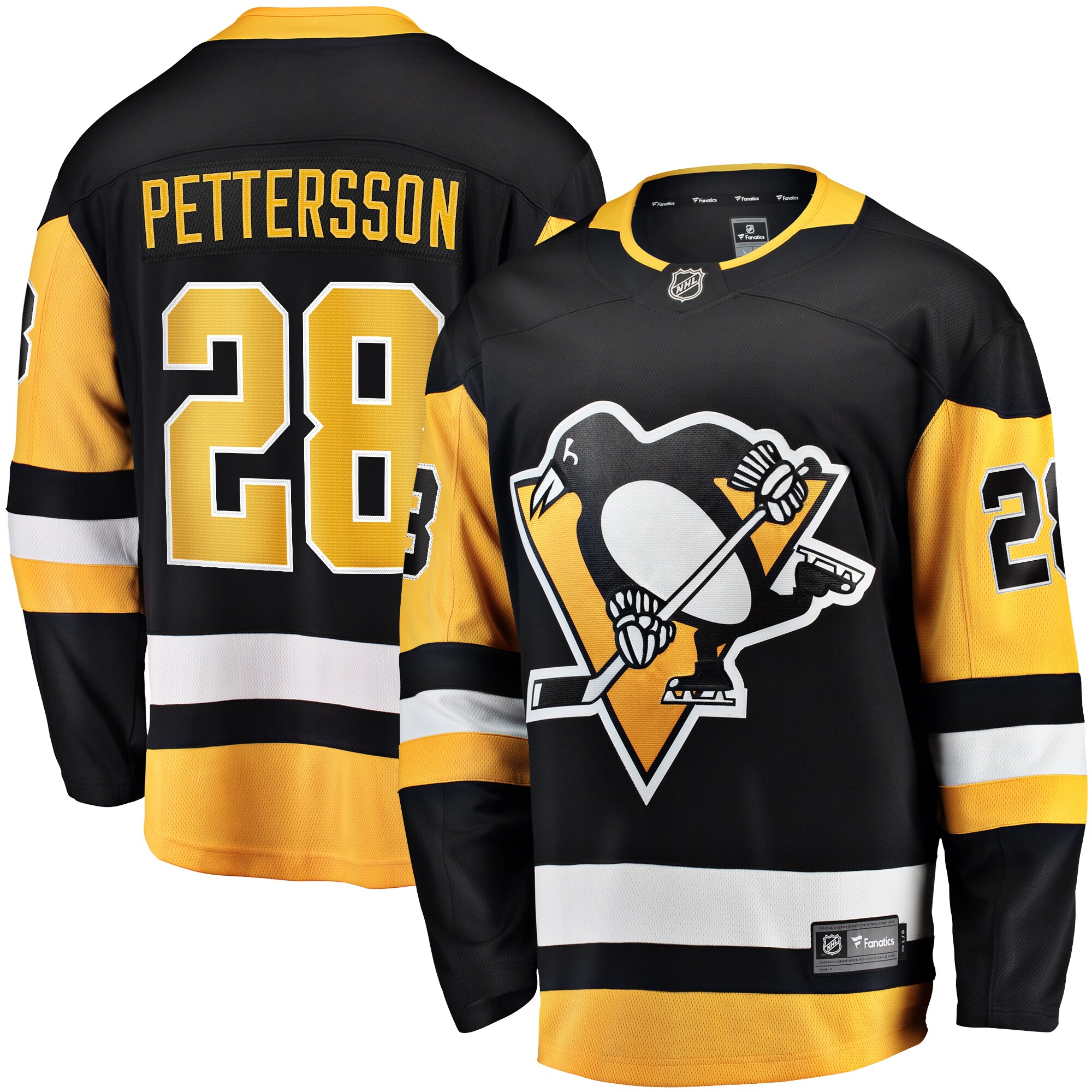 Marcus Pettersson Pittsburgh Penguins Fanatics Home Breakaway Jersey &ndash; Black mysite