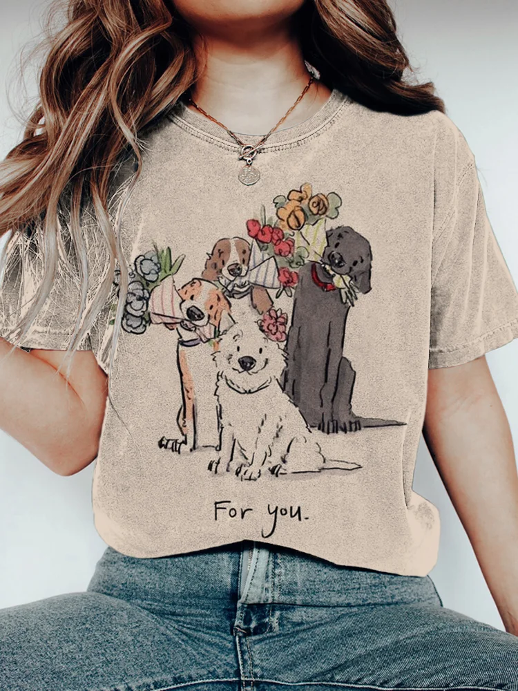 Chasing Love Puppy Vintage T-Shirt