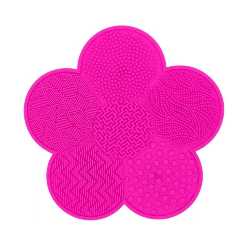 Silicone Apple Scrubbing Pad With Suction Cup Silicone Makeup Brush Cleaning Pad Portable Washing Tool Large Number Of In Stock