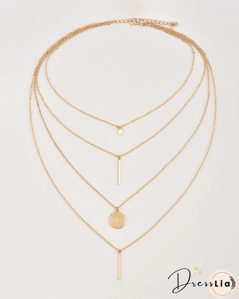 Tiered Star Pendant Necklace