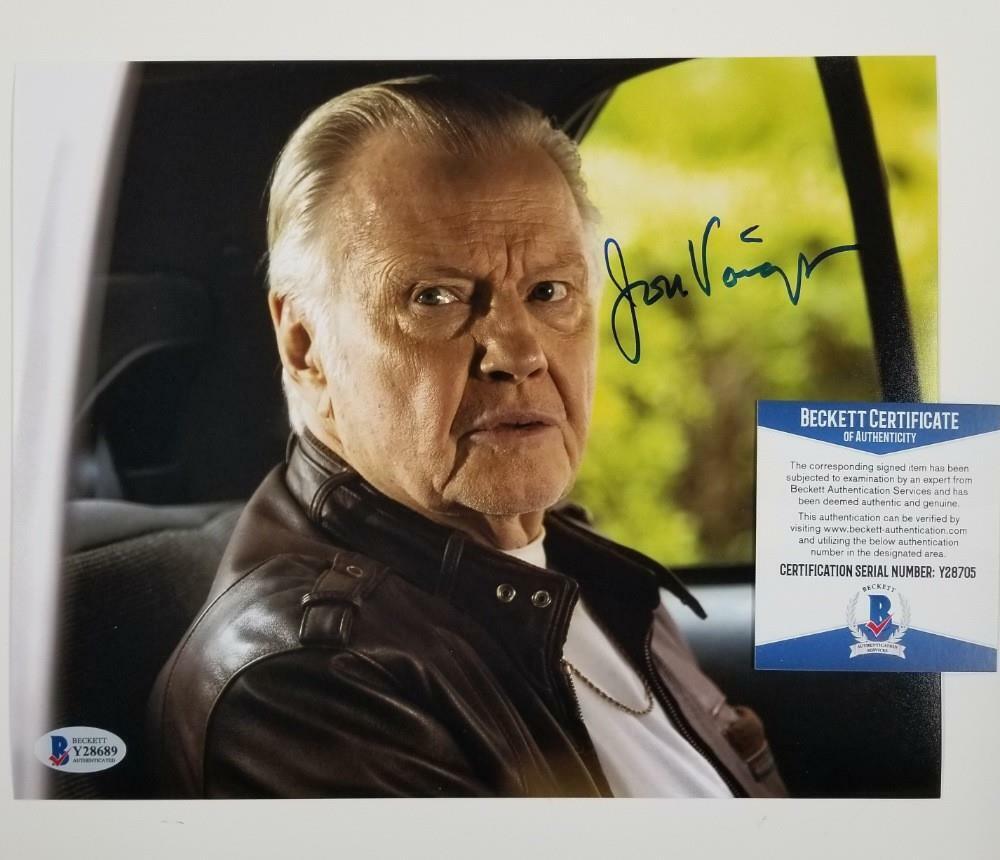 Jon Voight signed Ray Donovan 8x10 Photo Poster painting #3 Autograph ~ Beckett BAS COA