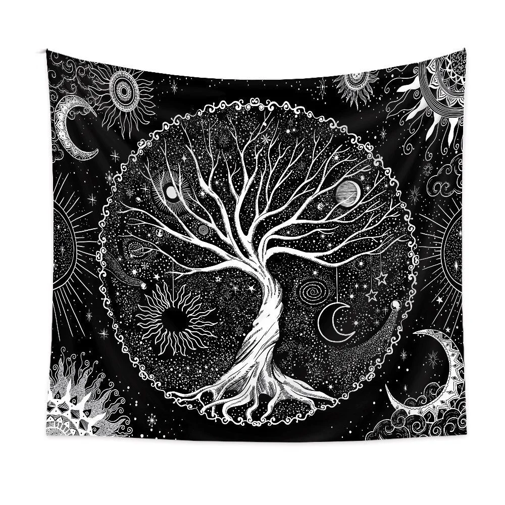 Life tree tapestry landscape wall hanging tapestry living room decorationTapestries Home Decor for Bedroom Living Room Dorm