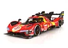 1:18 Ferrari 499P Le Mans 24 Hours Endurance Race Simulation Alloy Car Model Static Toy