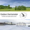 Circular Self Adhesive Window Outdoor Thermometer Pointer Temperature Meter