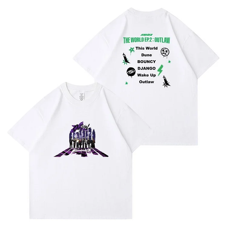 ATEEZ THE WORLD EP.2 : OUTLAW Poster T-Shirt officialateezshop