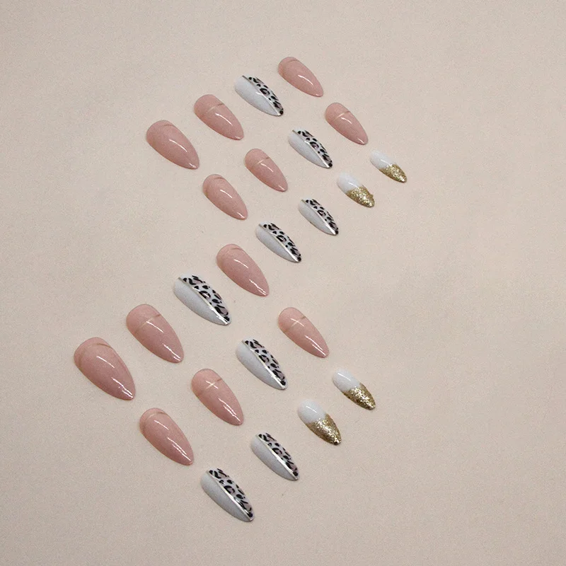 Churchf Churchf Cool Hot Girl Ins Wind Leopard Grain Nail Gold Powder Nail Skin Powder Hit Background Color Fashion Wear Armour Piece