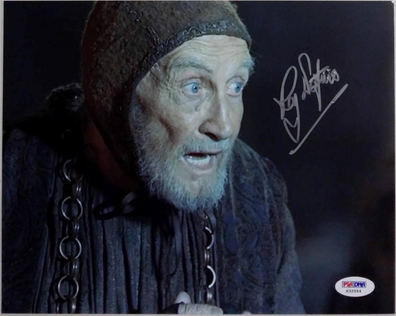 ROY DOTRICE Autograph GAME OF THRONES Signed 8x10 Photo Poster painting w/ PSA/DNA COA ~ Auto