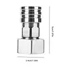 Garden Hose to Mini Power Washer Adapter Stainless Steel Leak-Proof Adapter 3/4 GHT to 1/4 Quick Connector for Car Wash & Outdoor Cleaning