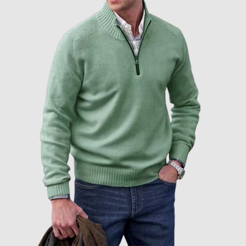Men's sweater wool warm casual sweater