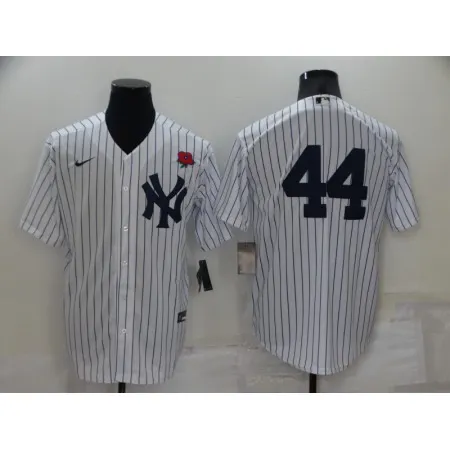 Men's New York Yankees #44 Reggie Jackson White Cool Base Stitched Baseball Jersey Y1CT