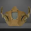 Airsoft Mask 700FPS Impact Resistance Safety Mask Detachable for Training(Black)