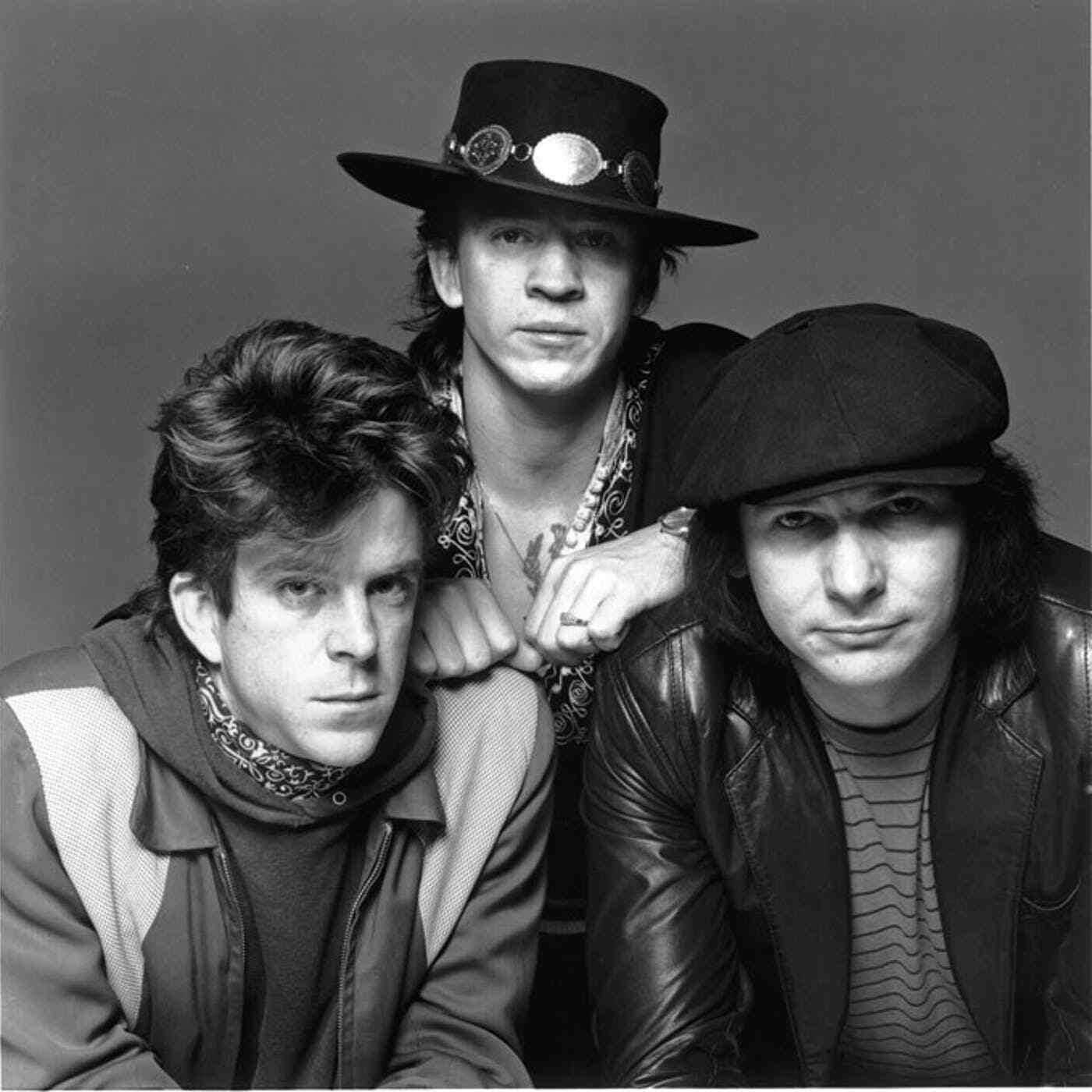 ?? Guitar Legend Stevie Ray Vaughan & Double Trouble - SRV - 8x10 Photo Poster painting !