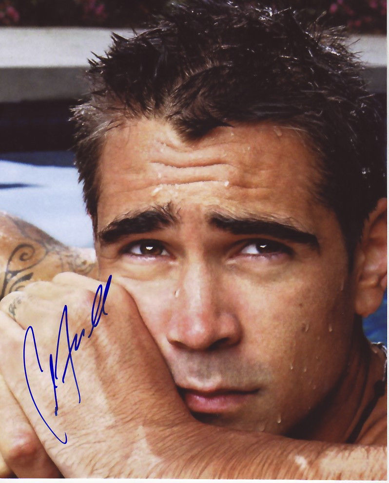 COLIN FARRELL AUTOGRAPH SIGNED PP Photo Poster painting POSTER