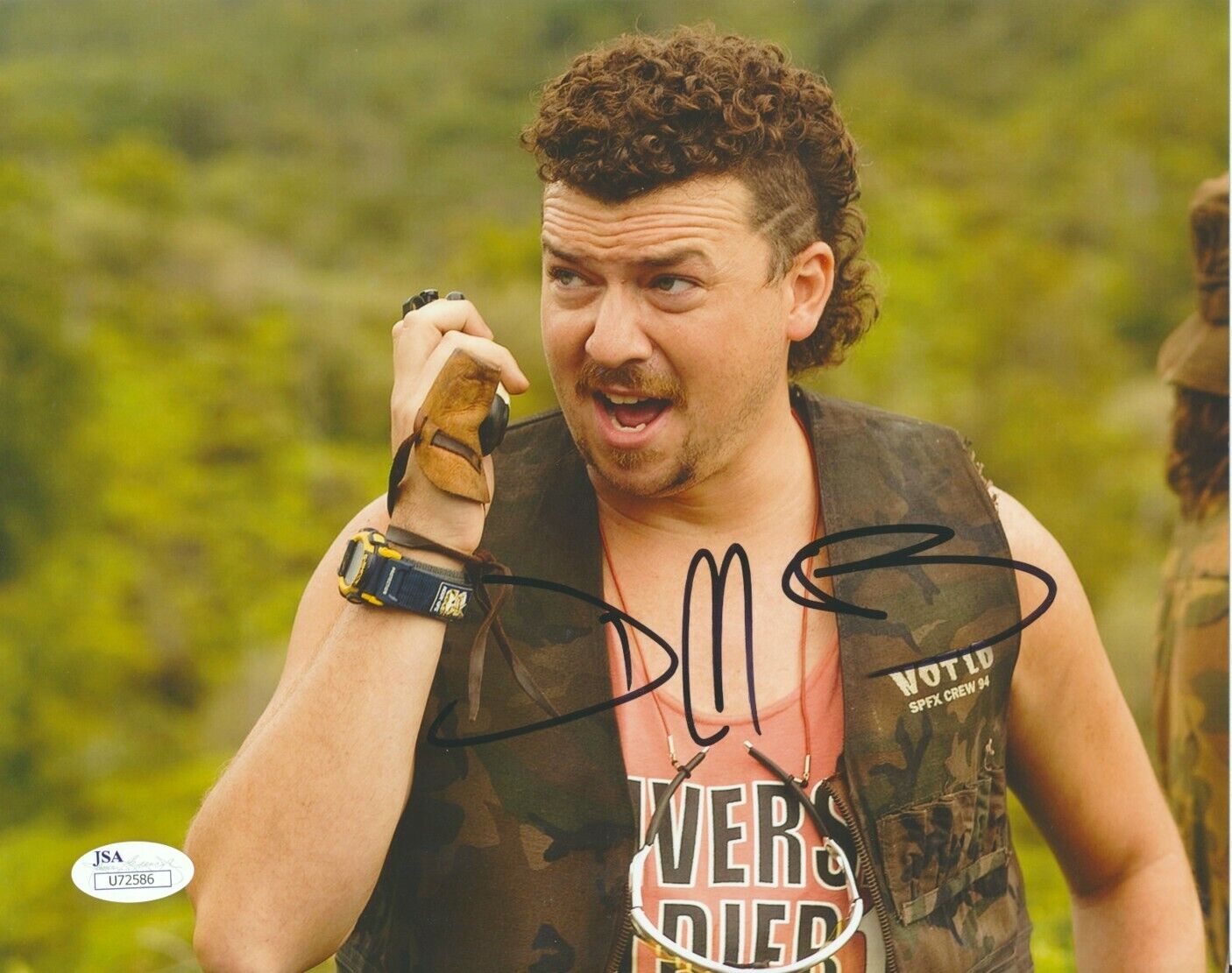 Danny McBride autographed signed autograph Tropic Thunder 8x10 movie Photo Poster painting (JSA)