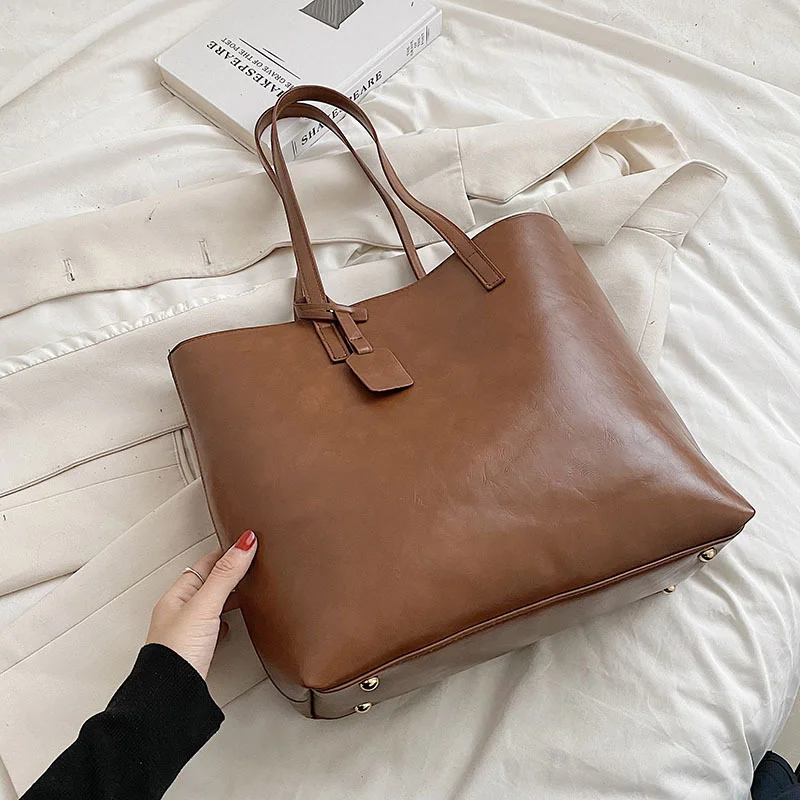 Retro Large Shoulder Bag