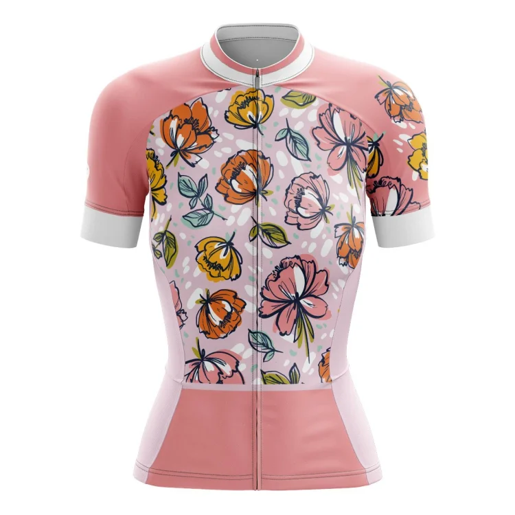 Simple Elegant Lines Women's Short Sleeve Cycling Kit