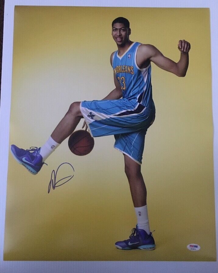 Anthony Davis Signed Autographed 16x20 Photo Poster painting Kentucky Pelicans PSA/DNA COA 1