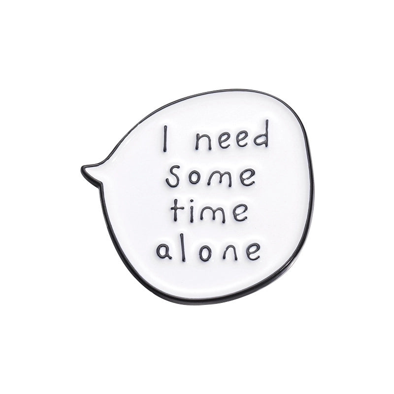 Cartoon Style Modern Style Letter Alloy Stamping Stoving Varnish Plating Women’s Brooches