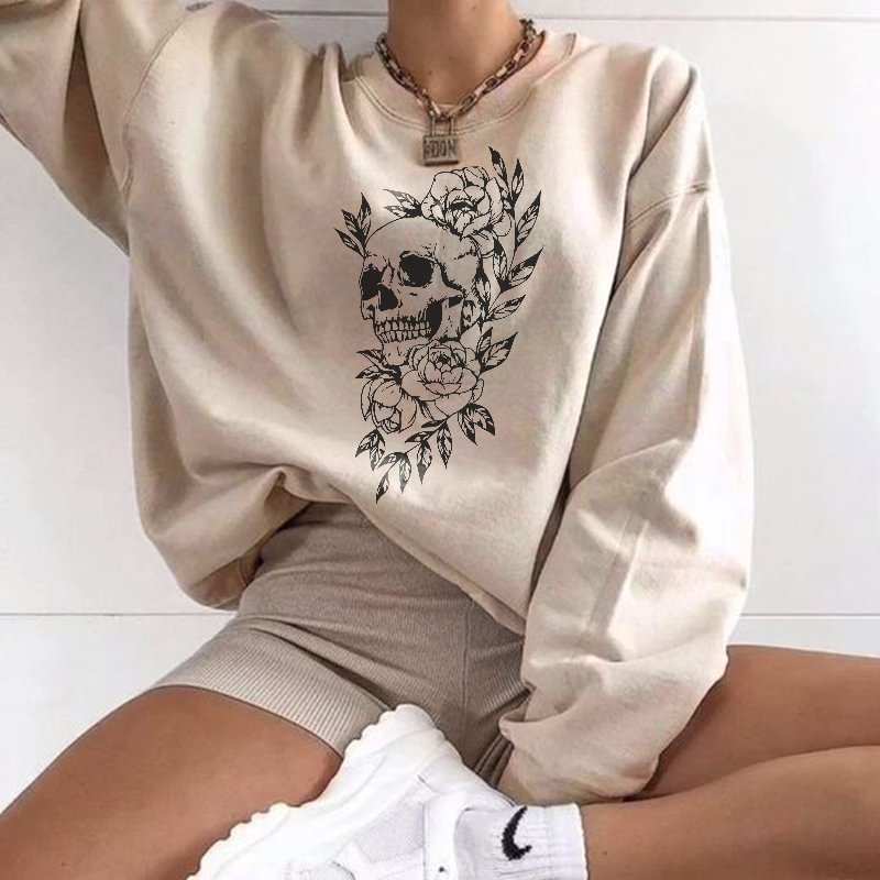 Women's Skull Gallery Sweatshirt