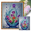 (US Local)Tulip-11CT Stamped Cross Stitch Kit(40x50cm)