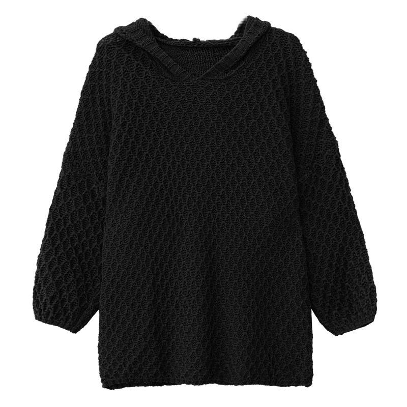 Loose Hollow Long Sleeve Sweatshirt