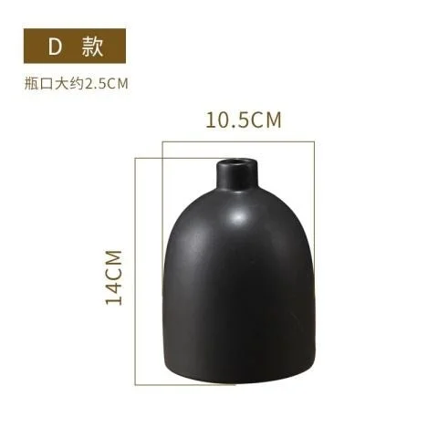 Japanese Ceramic Vase Living Room Decoration Minimalism Flower Vases for Homes Decor Table Decoration Accessories White Vase