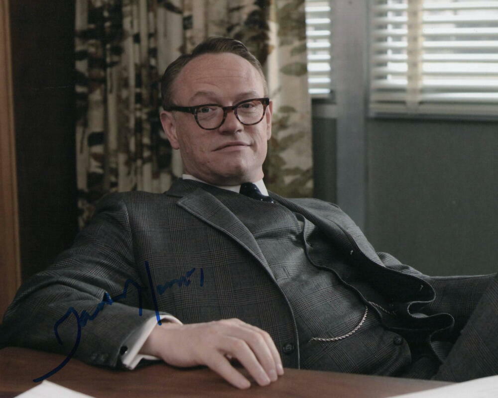 JARED HARRIS SIGNED AUTOGRAPH 8x10 Photo Poster painting - KING GEORGE THE CROWN, OCEAN'S TWELVE