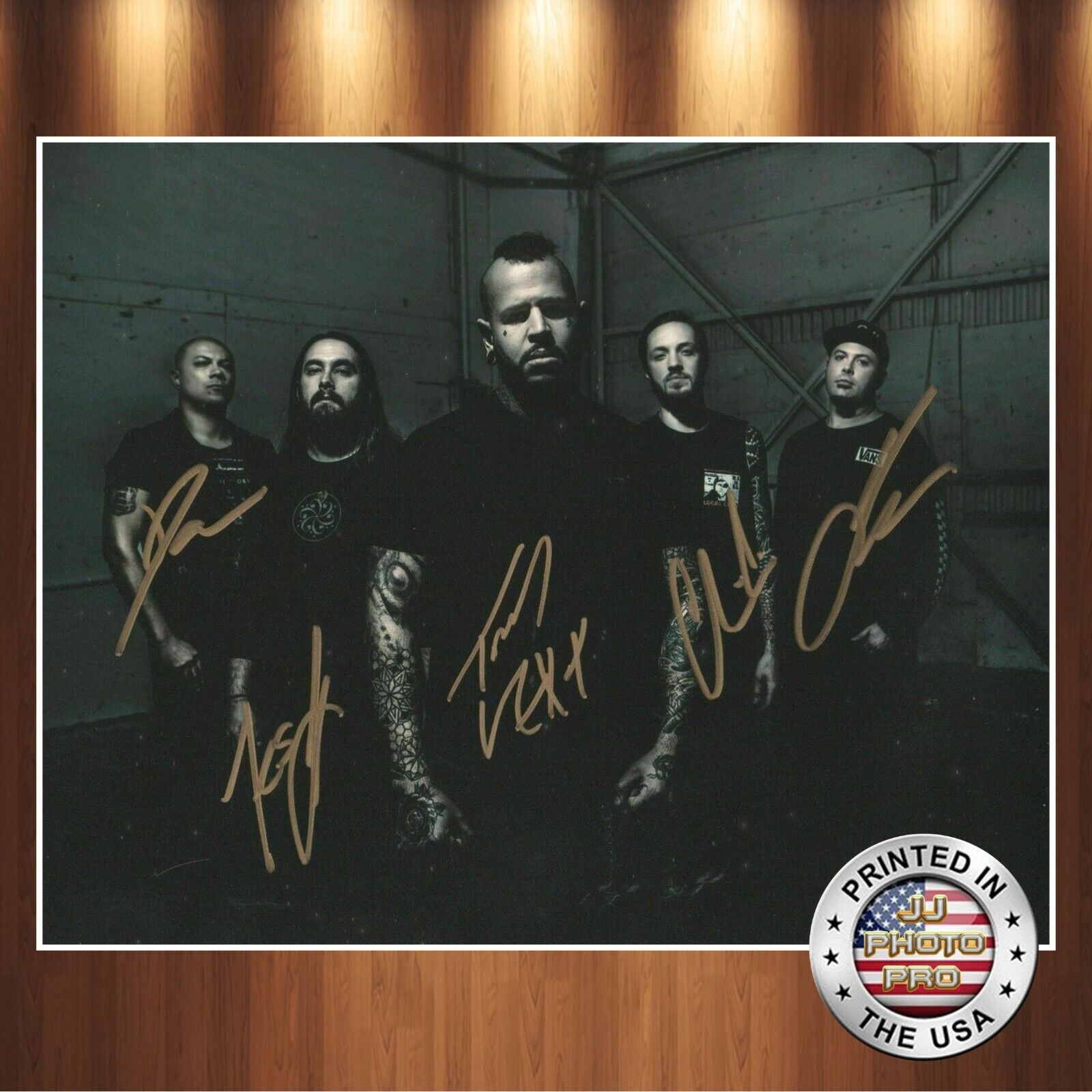 Tommy Vext Doc Coyle Autographed Signed 8x10 Photo Poster painting (Bad Wolves) REPRINT