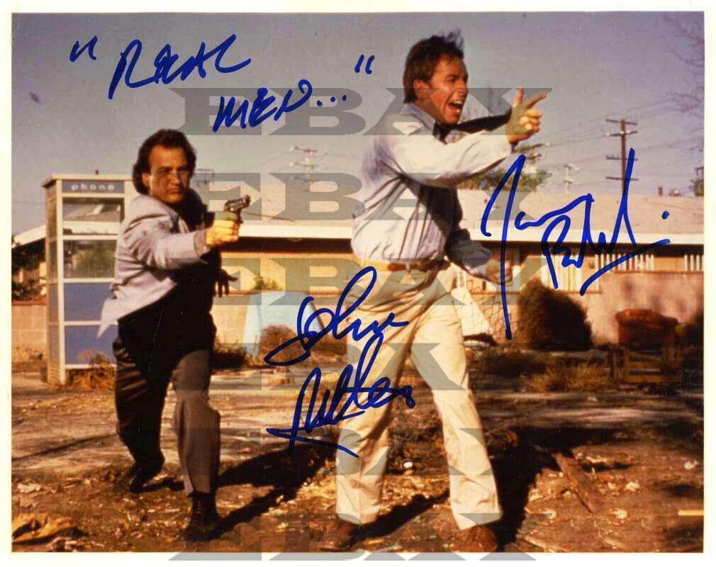 JOHN-RITTER-JIM-BELUSHI Autographed Signed 8x10 Photo Poster painting Reprint