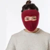 Masque chaud coupe-vent avec lunettes unisexe
