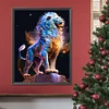 Diamond Painting -DIY Round Drill Starry Lion