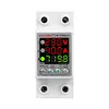 220V 40/63A Adjustable Over Under Voltage Protective Relay Din Rail Energy Meter