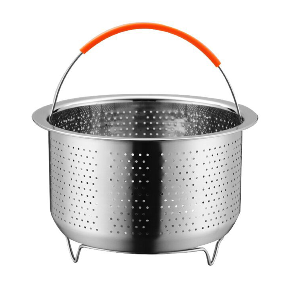 

Stainless Steel Steamer Basket Rice Pressure Cooker Fruit Cleaning Drainer, 501 Original