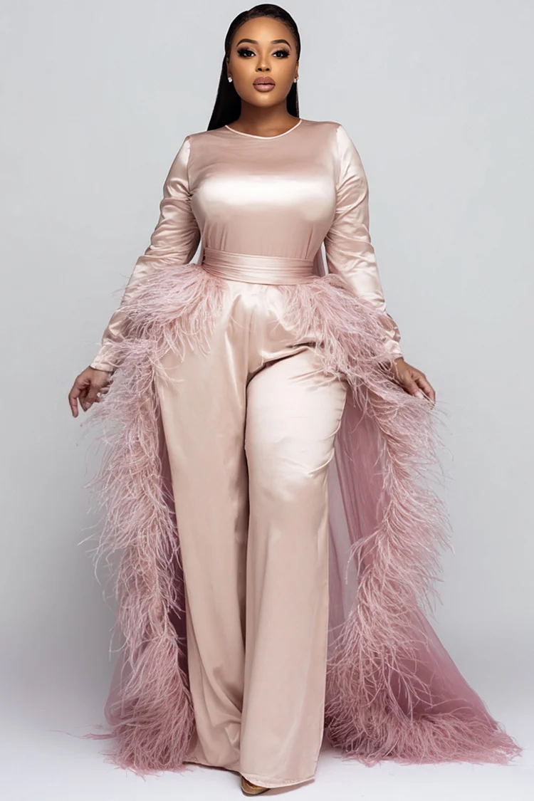 Plus Size Prom Jumpsuits Pink Prom Jumpsuits Plus Size Xpluswear