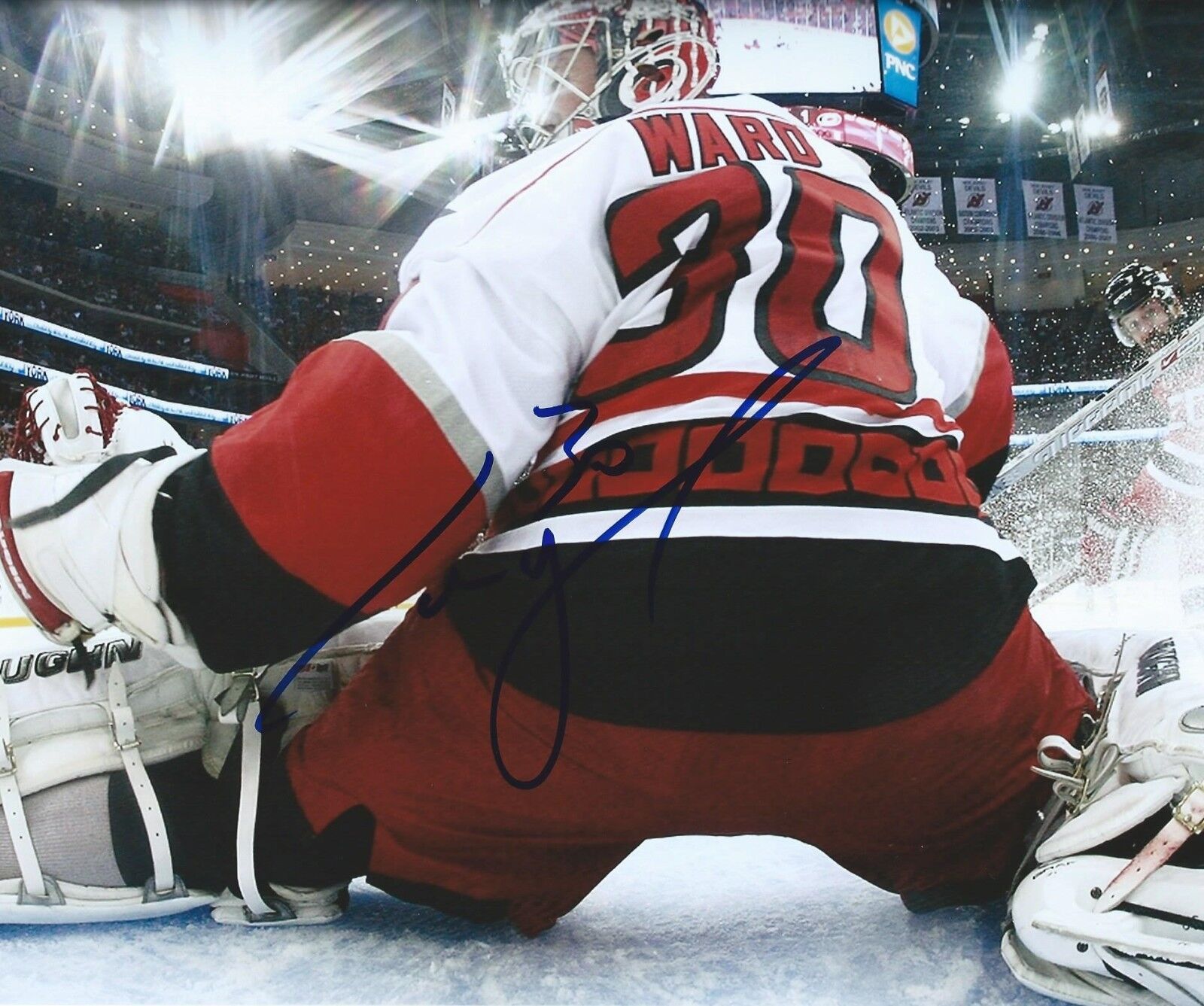 Signed 8x10 Cam Ward Carolina Hurricanes Photo Poster painting - COA