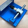 CNC Aluminum Watch Screwdriver Grinding Fixture with Ball Bearing Linear Slide & Diamond Abrasive Plate, Precision Sharpening Jig for All T-Type Watch Repair Screwdriver Blades