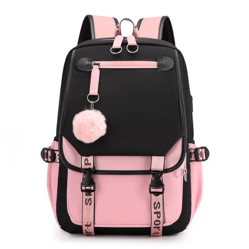 Solid Color Holiday School School Backpack